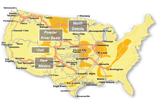 US Coal Mines Map
