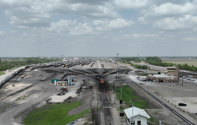 The Galesburg hump crest The Galesburg hump crest