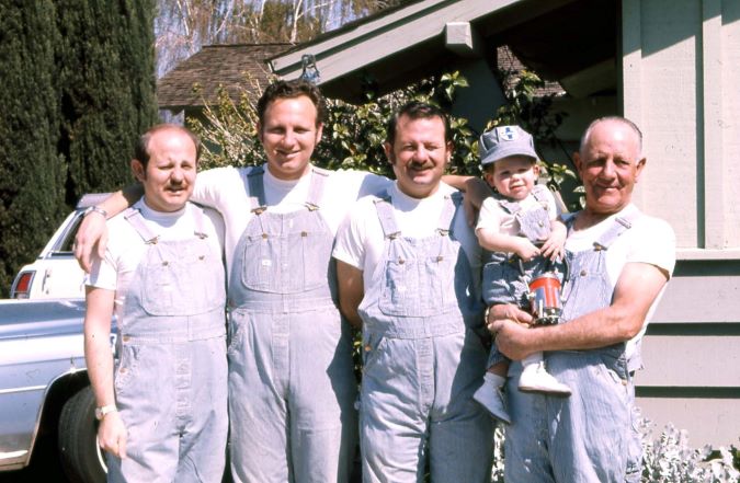 From left to right: Byron Kenneth Mobley,  James Louis Mobley, Mike L. Mallory, John Byron Mobley, Byron Knight Mobley