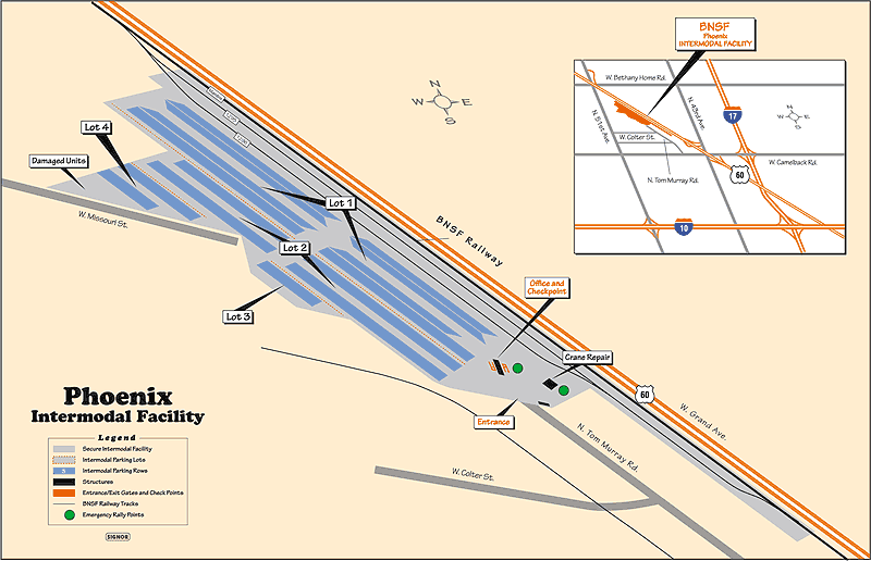 Phoenix Intermodal Map
