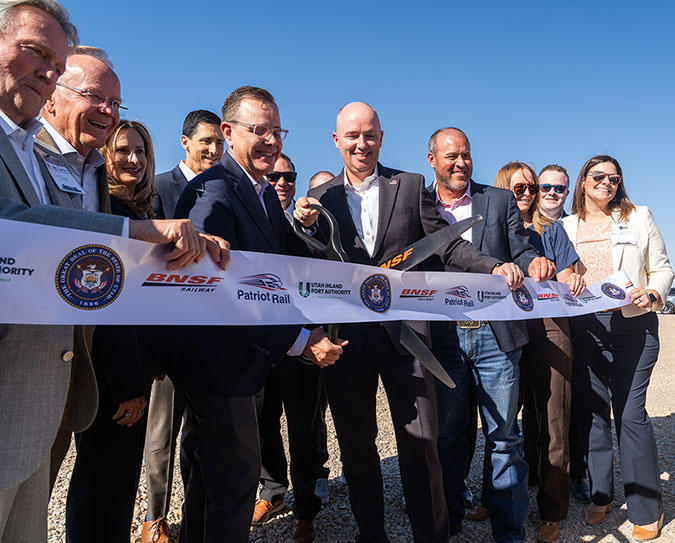 Utah Gov. Spencer Cox, legislative leaders at official ribbon cutting Utah Gov. Spencer Cox, legislative leaders at official ribbon cutting