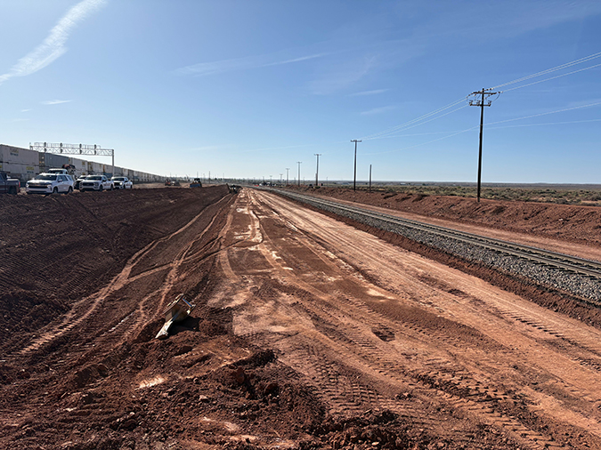 The new lead track location The new lead track location